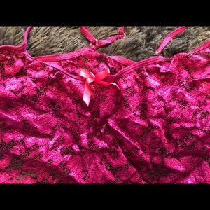 Hot Pink Flutter Bra